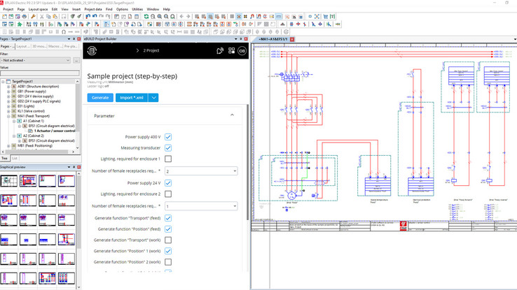 Configuration and the automatic creation of an EPLAN Project using eBuild. Configuration and the automatic creation of an EPLAN Project using eBuild.