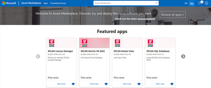 EPLAN in the Microsoft Azure Marketplace EPLAN in the Microsoft Azure Marketplace
